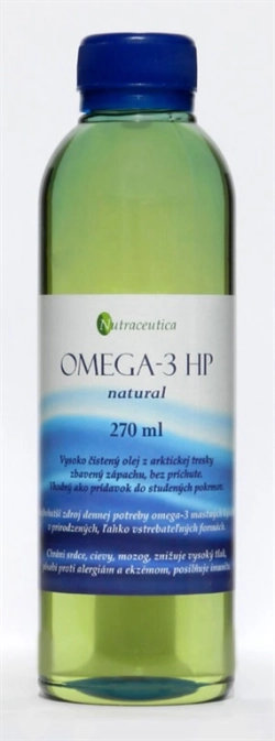 OMEGA-3 HP rybí olej přírodní 270 ml