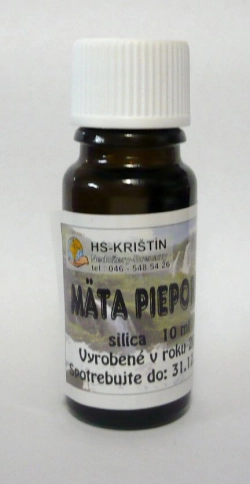 Máta peprná - esenciální olej 10ml