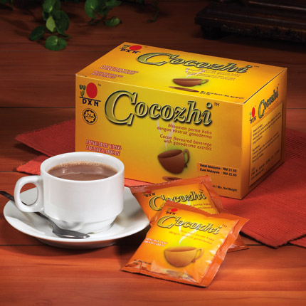 Horká čokoláda Cocozhi 20x32g Čokoláda DXN je vyrobena z nejkvalitnějšího kakaa a extraktu Ganodermy. Nabízíme ji ke konzumaci v práškové formě, která vás...