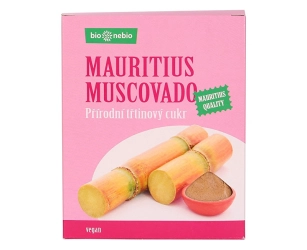 Třtinový cukr Muscovado 400g bio nebio