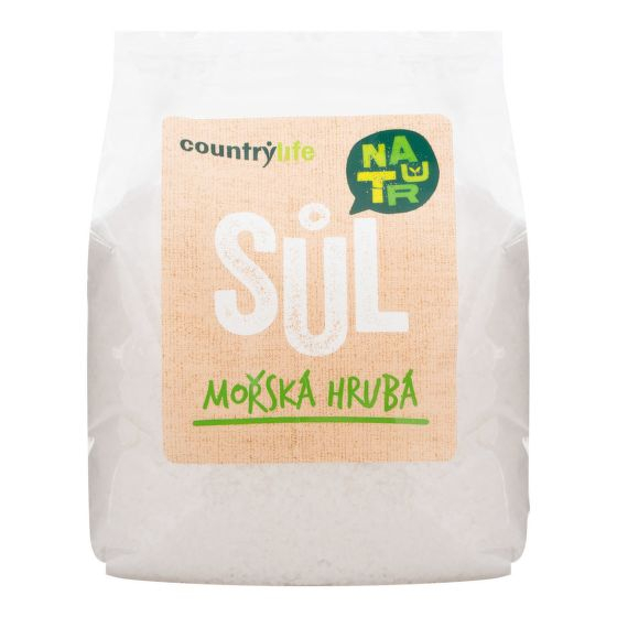 Mořská sůl hrubá 1 kg Atlantik Hrubá mořská sůl bohatá na minerály a bez přidaných látek. Sůl není dodatečně jodizována , tj. není přidáván jód. Přirozený...