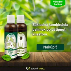 Balíček SOS po kousnutí klíštětem