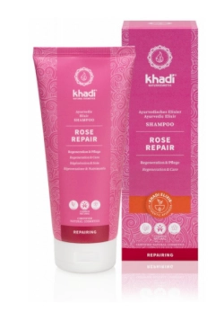 Šampon Khadi ROSE - reparační a hydratační