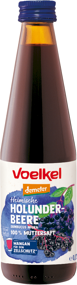 Baza černá šťáva 100% muttersaft 330ml BIO Voelkel