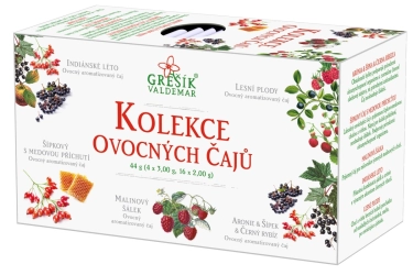 Kolekce ovocných čajů 20x1,5g. - porcovaný čaj