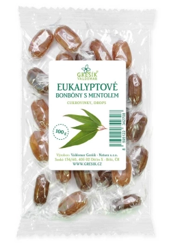 Eukalyptové bylinné bonbony 100g