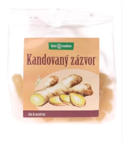 Zázvor kandovaný 100g BIO