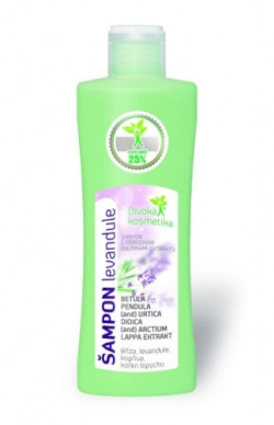 Šampon - levandule 200 ml. Divoká kosmetika