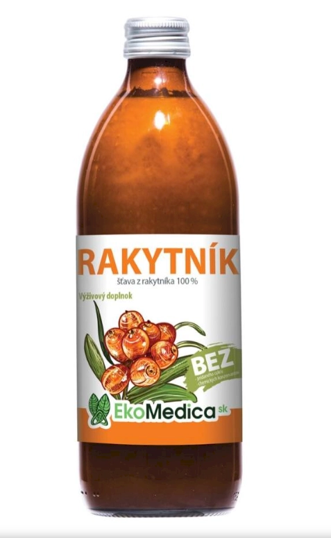 Rakytníková šťáva 100% 500 ml je vyrobena z čistých plodů rakytníku, které rostou v ekologicky čistých oblastech a jsou sbírány ručně...