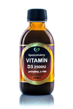 Lipozomální vitamin D3 z řas
