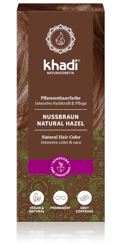 Rostlinná barva na vlasy Khadi ORANGE BROWN 100g