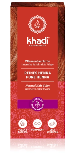 Rostlinná barva na vlasy Khadi Pure Henna 100g