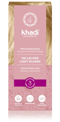 Khadi Rostlinná barva na vlasy Světlá blond 100g