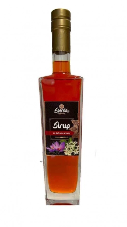 Šafránový sirup s bezovým květem 350 ml