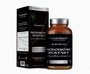Probiotika Vesantech Microbiome restart 100 miliard CFU