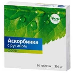Kyselina askorbová forte s rutinem 50 tablet