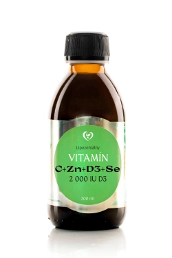 Lipozomální vitamin C + zinek + D3 + Se