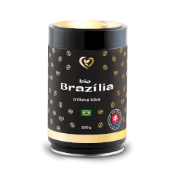 BIO zrnková káva Brazílie 200g