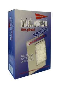 Živá hořčíková koupelová sůl 500 g