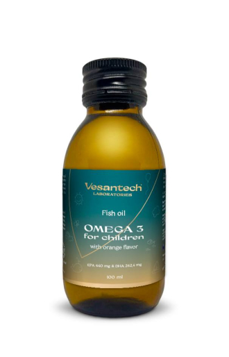 Vesantech Omega 3 Rybí olej pro děti 100 ml