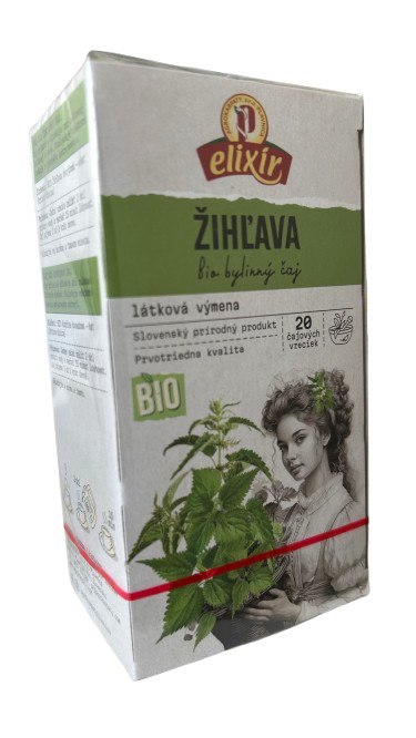 Kopřiva BIO - porcovaná 20x2g Kopřiva BIO obsahuje velké množství vitamínů a minerálů, díky obsahu železa se používá při chudokrevnosti. Používá se k očistě...