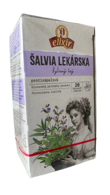 Šalvia lekárska bylinný čaj - porcovaný 20 x 2 g Šalvia lekárska – bylinný čaj s antibiotickým a protizánětlivým účinkemŠalvia lekárska (Salvia officinalis) ve formě sypaného...