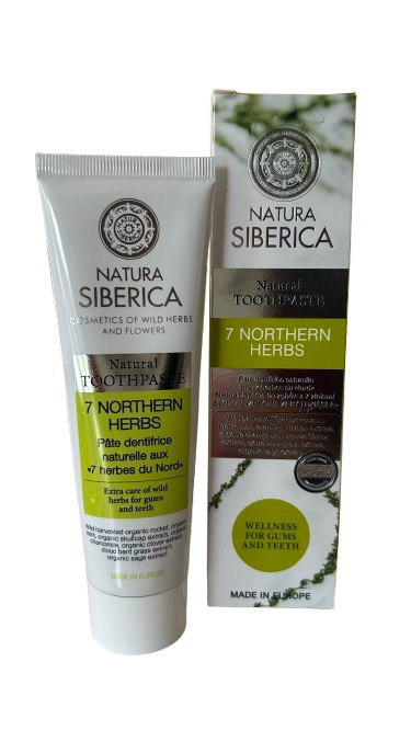 Přírodní sibiřská zubní pasta – 7 severských bylin | Ochrana dásní, prevence paradentózy a svěží dechZubní pasta Natura Siberica 7...