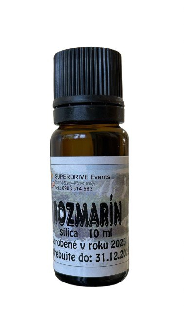 Rozmarýn - esenciální olej 10ml ROSEMARY - působí proti únavě, podporuje koncentraci, zmírňuje úzkost, pomáhá při nachlazení a chřipce, je vhodný k masážím při...