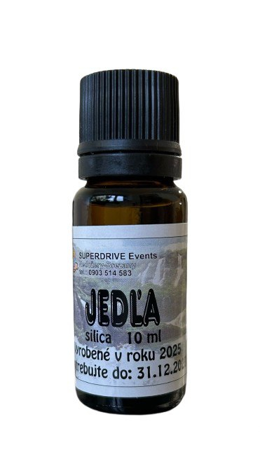Jedle - esenciální olej 10ml FOOD - dezinfekční účinky, je vhodný k masážím při revmatických potížích, při prokrvených končetinách, vhodný také do sauny nebo...