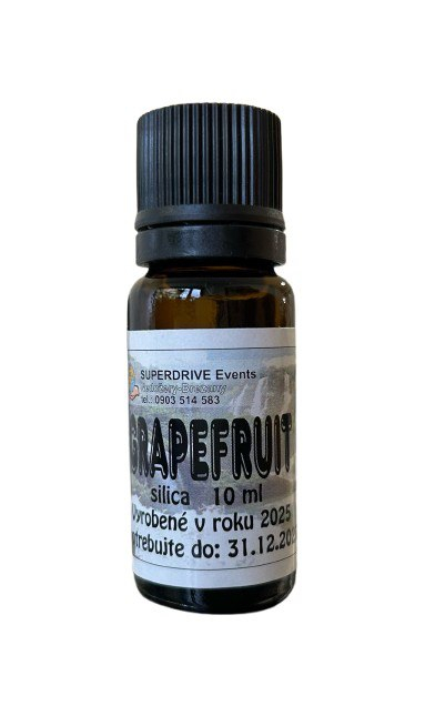 Grapefruit - esenciální olej 10ml GRAPEFRUIT - osvěžující, antidepresivní, dezinfekce vzduchu, vhodný pro osvěžující koupele a masáže.UPOZORNĚNÍ:při použití...