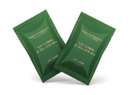 Prémiový liposomální vitamín C + zinek + D3 shotbox