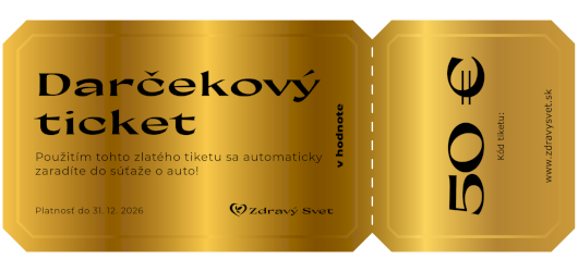 Dárkový soutěžní kupón v hodnotě 50 €