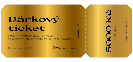 Dárkový soutěžní kupón v hodnotě 5 000 Kč