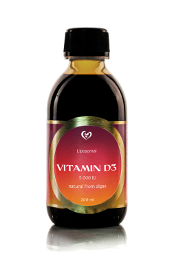 Lipozomální vitamin D3 z řas