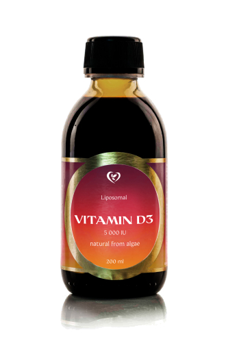 Lipozomální vitamin D3 z řas