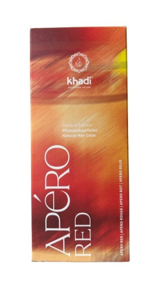 Khadi rostlinná barva na vlasy Apéro červená 100 g
