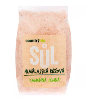 Jemná růžová himálajská sůl 500 g Bio Nebio