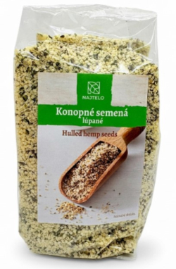 Loupaná konopná semínka 250 g