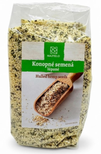 Loupaná konopná semínka 250 g