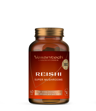 Reishi Vesantech super houby BIO 60 kapslí