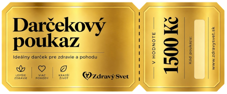 Dárkový poukaz v hodnotě 1 500 Kč
