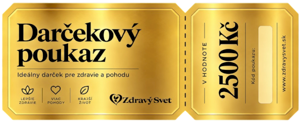 Dárkový poukaz v hodnotě 2500 Kč